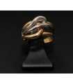 ANILLO MUJER ORO 18KT BICOLOR