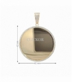 COLGANTE ORO 18KT CON CIRCONITAS