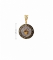 COLGANTE ORO 18KT CORONA CON CIRCONITAS