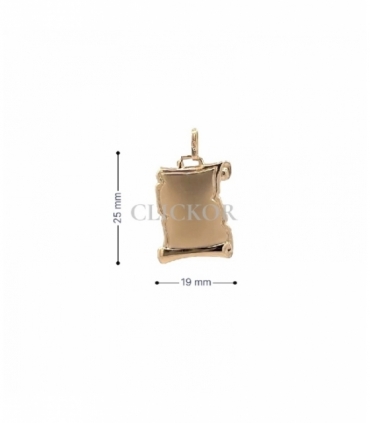 COLGANTE ORO 18KT PERGAMINO