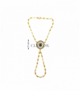 PASAMANO ORO 18KT CORONA CIRCONITAS