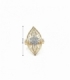 ANILLO ORO 18KT CON FLOR DE CIRCONITAS