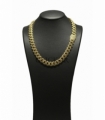 CADENA MONACO ORO 18KT CON CIRCONITAS