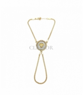 PASAMANO ORO 18KT MEDUSA GRECA