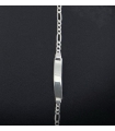 PULSERA NO ME OLVIDES PLATA 925 - MEDIDA : 19CM