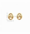 PENDIENTES GRANO DE CAFE ORO 18KT