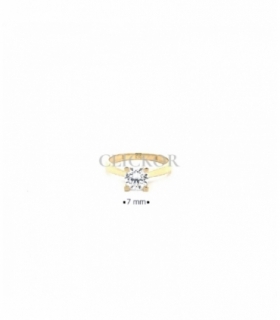 SOLITARIO ORO 18KT