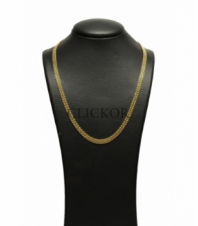 COLLAR ORO 18KT TEJIDO CHINO