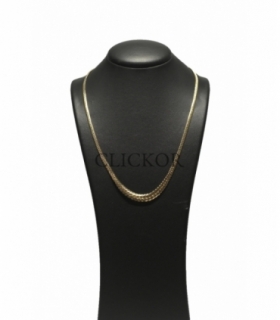 COLLAR MODERNO ORO 18KT