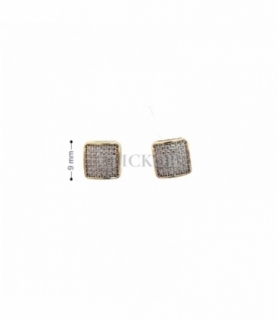 PENDIENTES ORO 18KT CON CIRCONITAS
