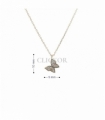 COLLAR ORO 18KT MARIPOSA DE CIRCONITAS