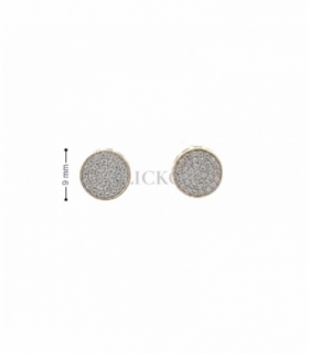 PENDIENTES ORO 18KT CON CIRCONITAS