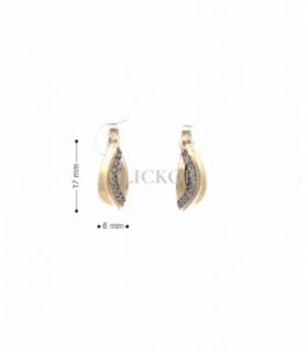 CRIOLLAS ORO 18KT CON CIRCONITAS