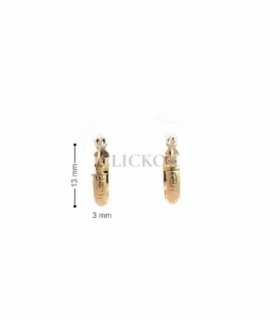 CRIOLLAS GRECAS ORO 18KT