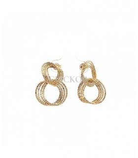 PENDIENTES MODERNOS ORO 18KT