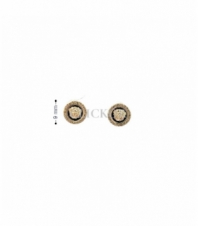 PENDIENTES ORO 18KT MEDUSA