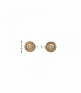 PENDIENTES ORO 18KT MEDUSA CIRCONITAS