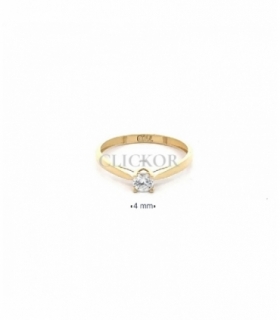 SOLITARIO ORO 18KT