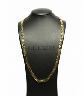 SEGUNDA MANO CADENA ORO BICOLOR 18KT