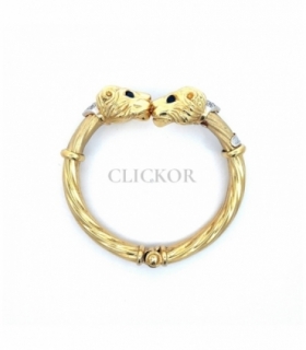 SEGUNDAMANO PULSERA ORO BICOLOR 18KT