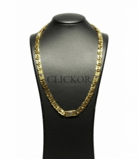 SEGUNDA MANO CADENA ORO BICOLOR 18KT