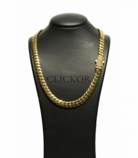 SEGUNDA MANO CADENA CUBANA ORO 18KT