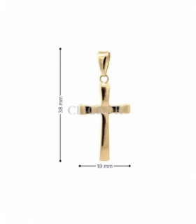 COLGANTE CRUZ ORO 18KT