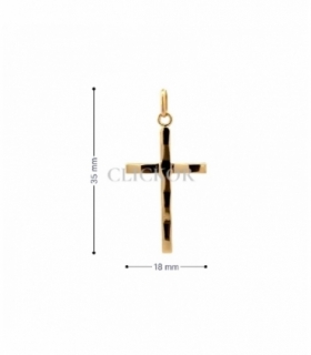 COLGANTE CRUZ ORO 18KT