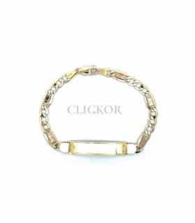 PULSERA NO ME OLVIDES ORO 18KT