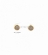 PENDIENTES REDONDO ORO 18KT CIRCONITAS