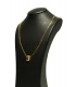 COLLAR OSO ORO 18KT CON CIRCONITAS