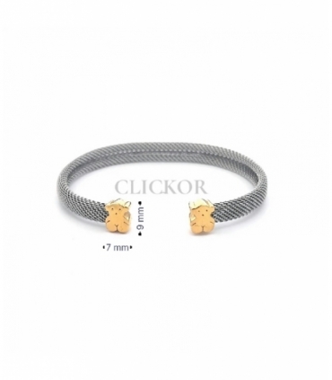 SEGUNDA MANO PULSERA ORO 18KT Y ACERO