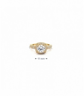 SOLITARIO ORO 18KT