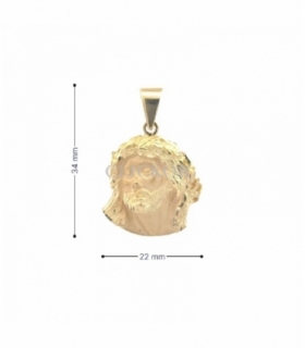 COLGANTE CRISTO ORO 18KT