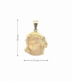COLGANTE CRISTO ORO 18KT