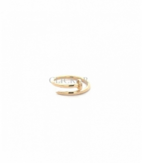ANILLO CLAVO ORO 18KT
