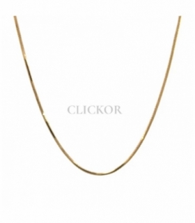 CADENA PIEL DE SERPIENTE ORO 18KT