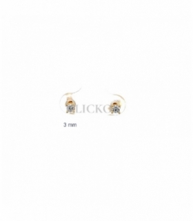 PENDIENTES ORO AMARILLO 18KT