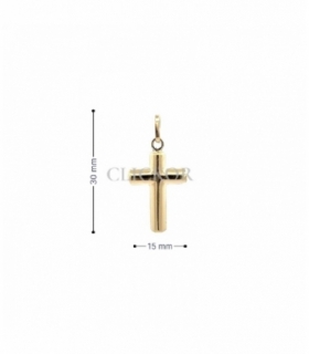 COLGANTE CRUZ ORO 18KT