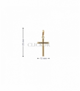 COLGANTE CRUZ ORO 18KT