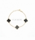 PULSERA ORO 18KT TREBOLES