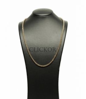 CADENA ICE ORO BICOLOR 18KT