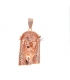 COLGANTE CRISTO ORO ROSA 18KT CIRCONITAS