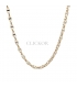 CADENA CAPA VEINTE ORO BICOLOR 18KT