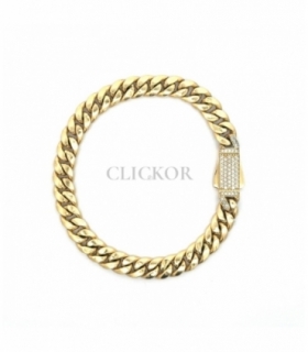 SEGUNDA MANO PULSERA MONACO ORO 14KT