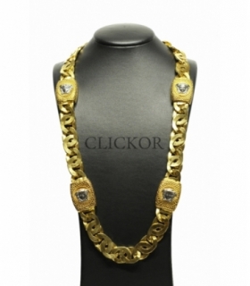 SEGUNDA MANO CADENA ORO BICOLOR 18KT