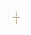 SEGUNDA MANO COLGANTE CRUZ ORO 18KT