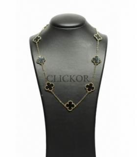 SEGUNDA MANO COLLAR TREBOL ORO 18KT