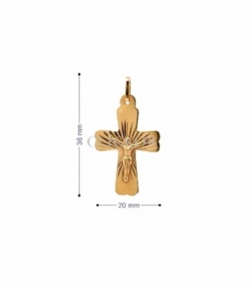 SEGUNDAMANO COLGANTE CRUZ ORO 18KT
