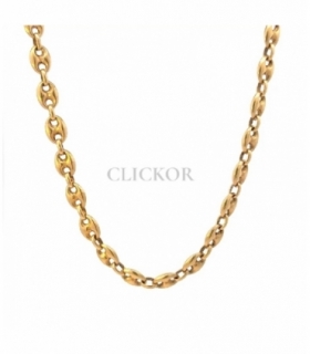 SEGUNDA MANO CADENA GRANO CAFE ORO 18KT